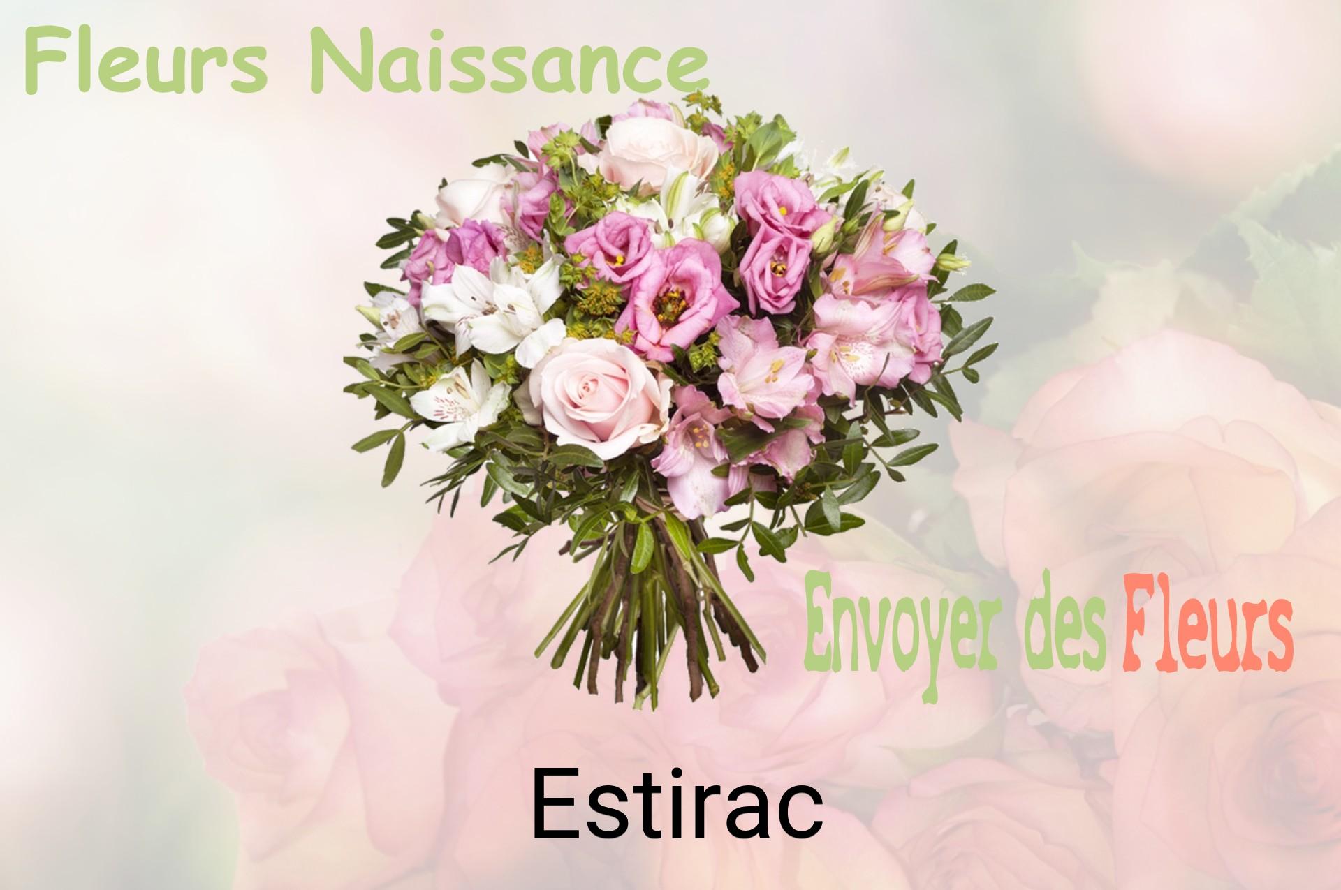 Bouquet de fleurs de naissance livré à Estirac